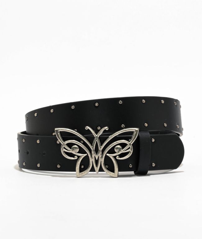Ed Hardy Skull & Butterfly Black Belt | Zumiez