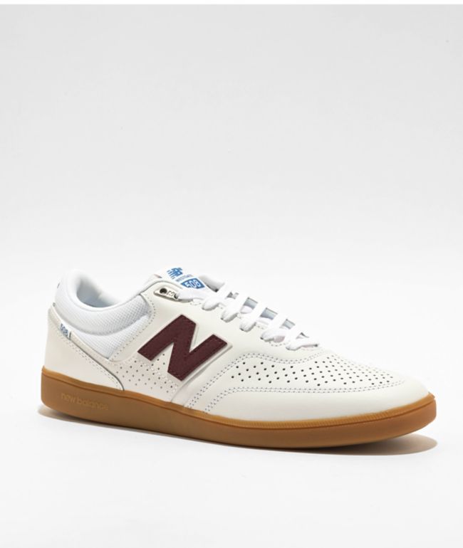 New Balance Numeric 440 White Yellow High Top Skate Shoes Zumiez