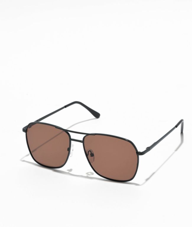 Empyre Saloon Square Bronze Pilot Sunglasses - Empyre