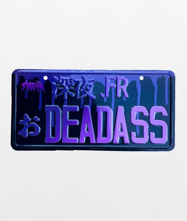 shinya Shinya JDM License Plate | Zumiez