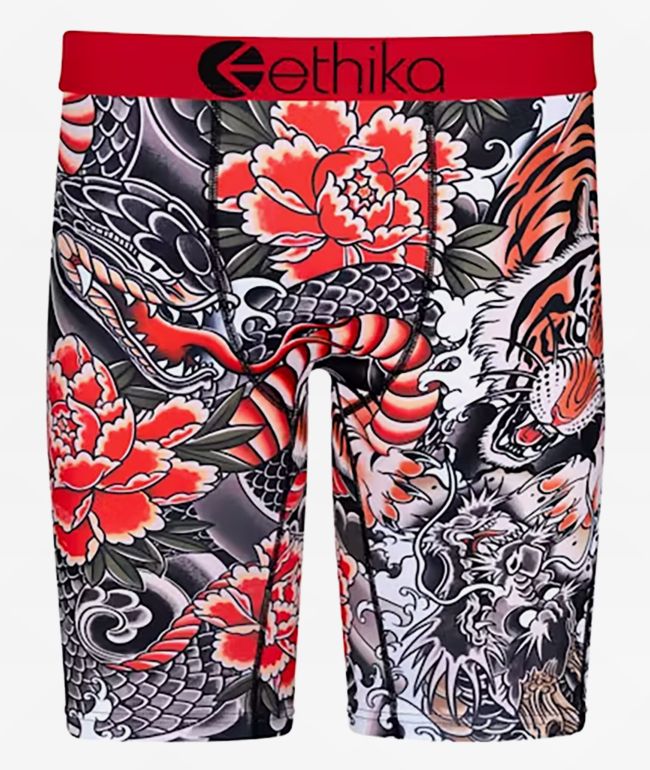 Ethika Fury Tattoo Red Boxer Brief