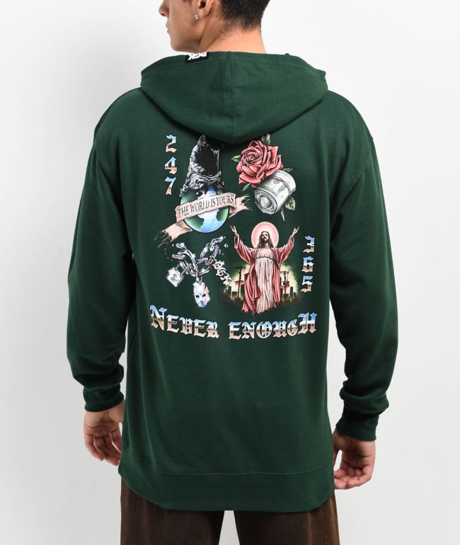 Schaf Make Your Own Luck Green Hoodie