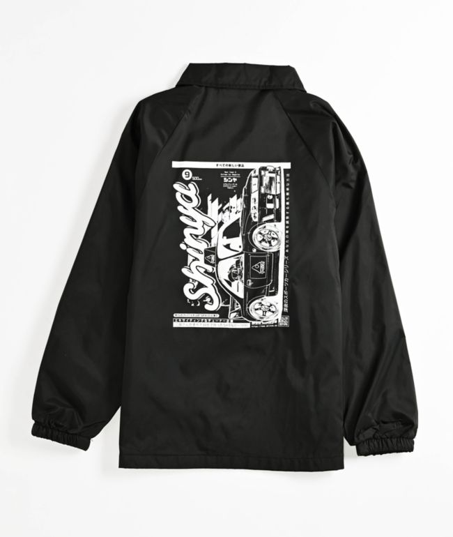 Neon Riot Kids Skate For Life Black Coaches Jacket | Zumiez