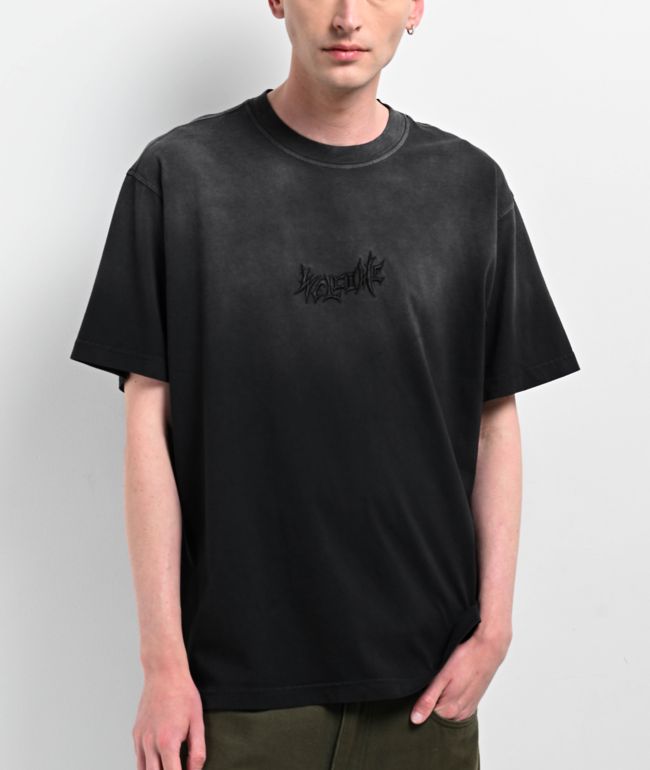 Champion Riggins Drop Shoulder Black Wash T-Shirt | Zumiez