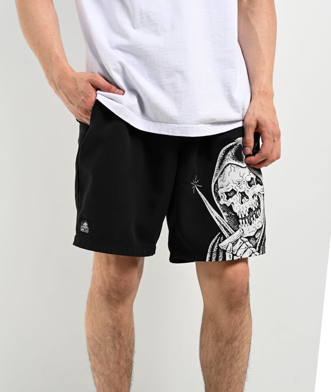 Vitriol Fusion Melting Face Black Board Shorts Zumiez