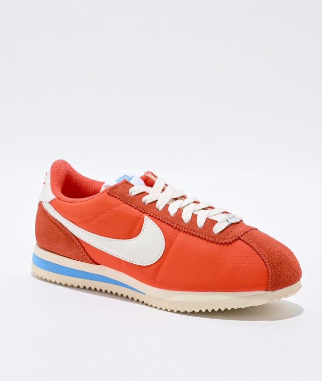 Nike Cortez TXT Picante Red & University Blue Shoes - Nike