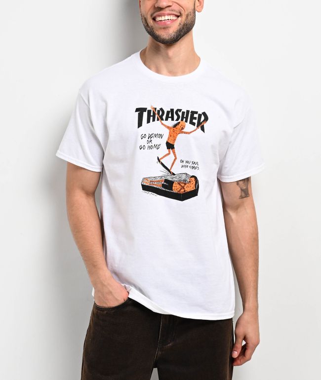 Thrasher Gonz White T Shirt Zumiez