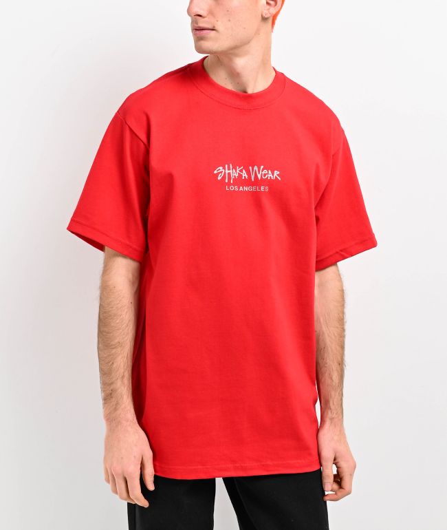 Red champion hot sale shirt zumiez