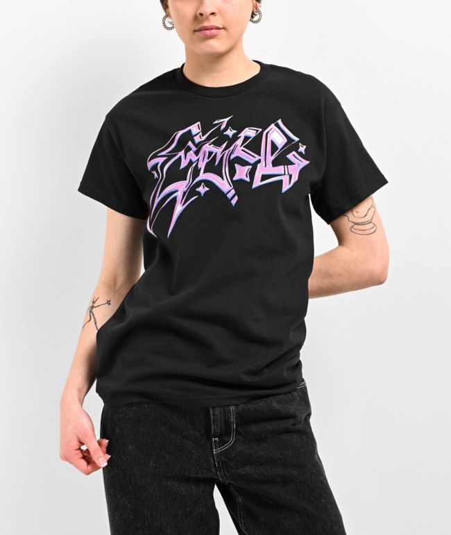 Empyre Y2K Firestarter Black T-Shirt - Empyre