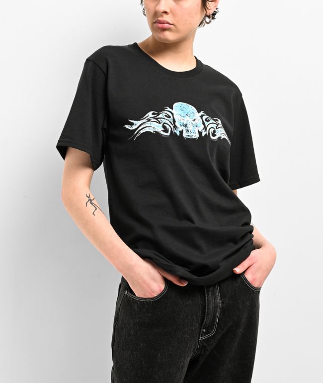 Empyre Y2K Skull Black T-Shirt - Empyre