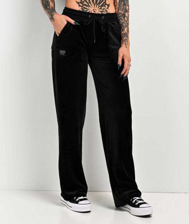 Nike Women's Sportswear Ribbed Jersey Pants Black/White