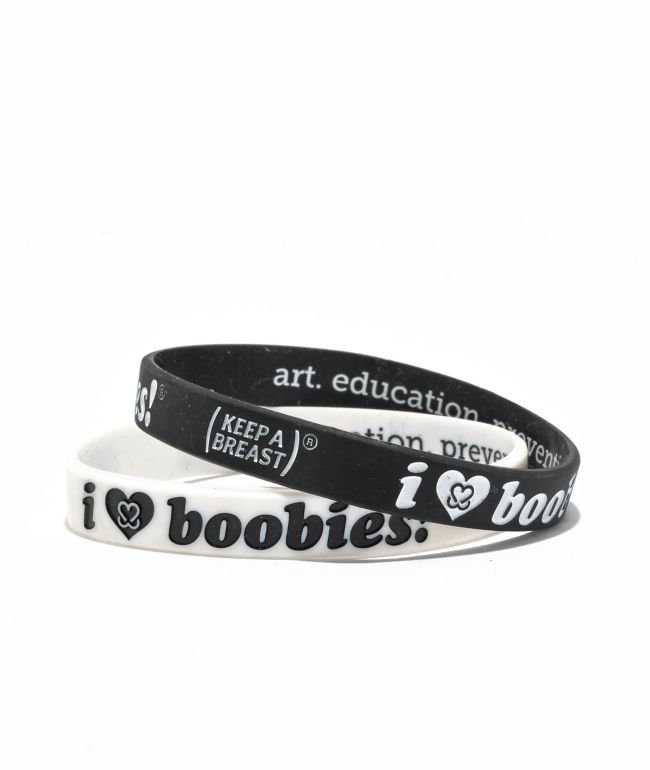 i love boobies! Bracelet Surprise 4-Pack