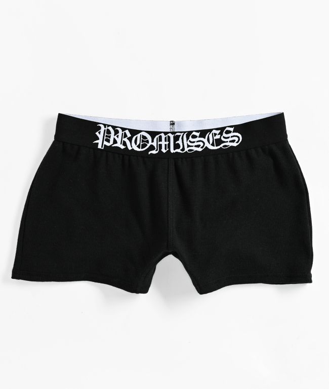 Broken Promises Enemy Black Boyshort Underwear - Broken Promises