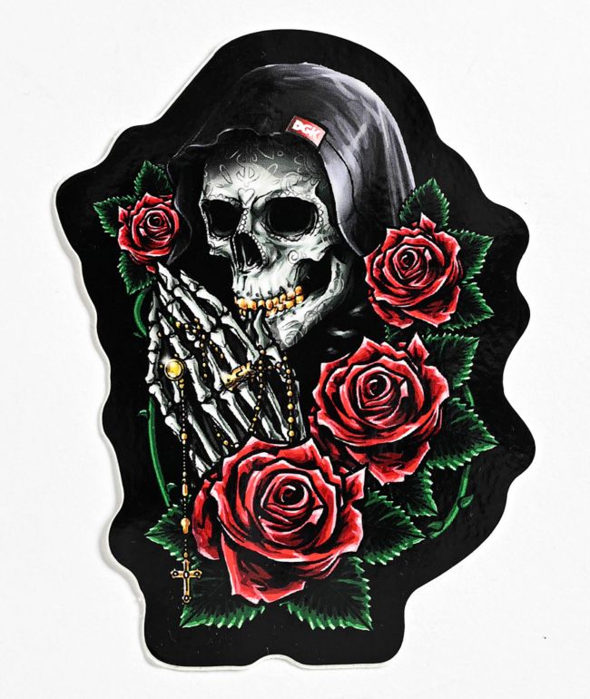 DGK Pray Black Sticker - DGK
