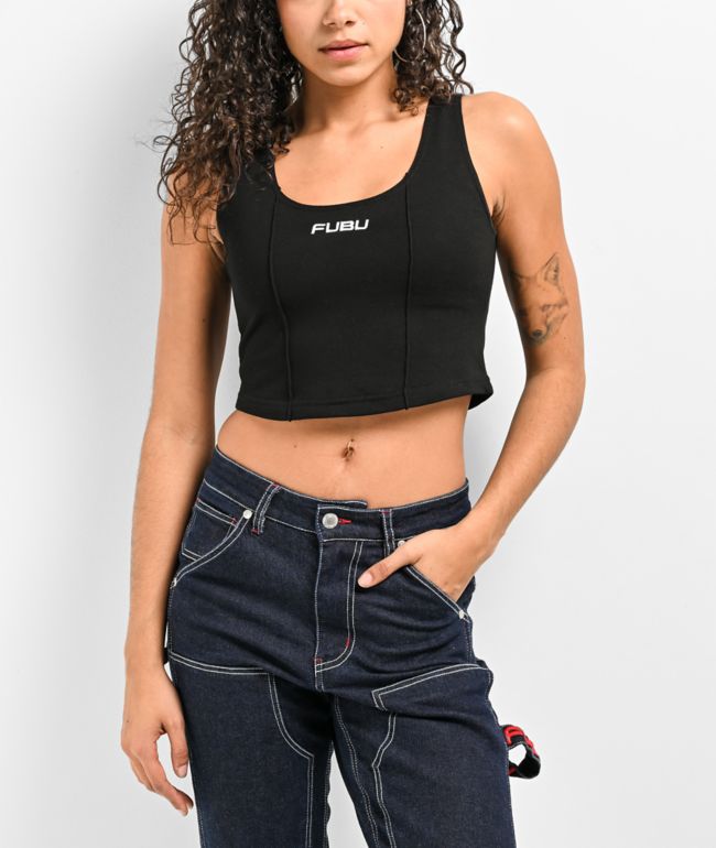 FB County Black Velour Tube Top | Zumiez