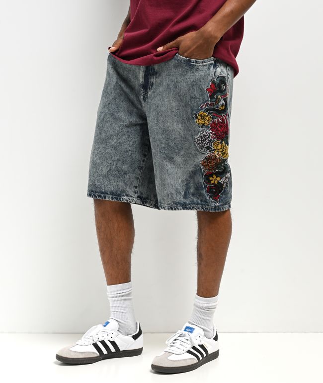 Ninth Hall Waylay Light Blue Denim Shorts - Ninth Hall