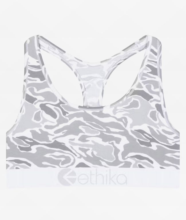 Ethika Whisper Camo Sports Bra