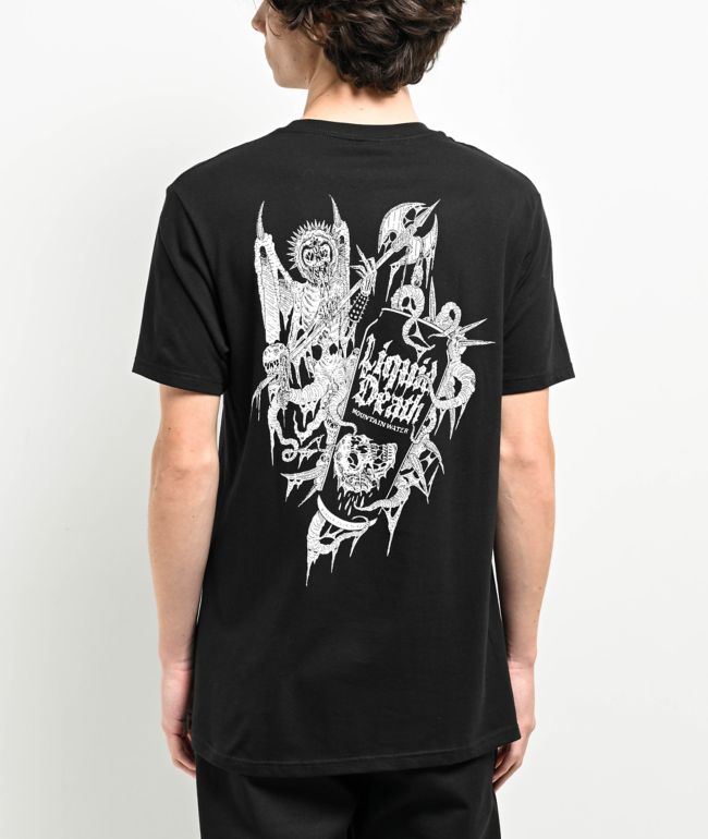 Hell & Company Demon Eyes Black Wash T-Shirt | Zumiez