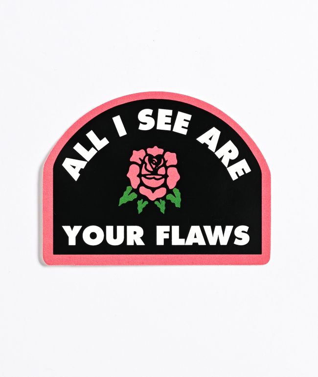Flying Coffin Flaws Sticker - Flying Coffin