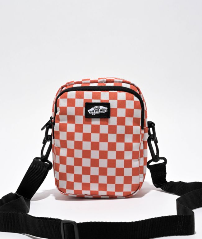 Vans Go Getter Coral Checker Crossbody Bag - Vans