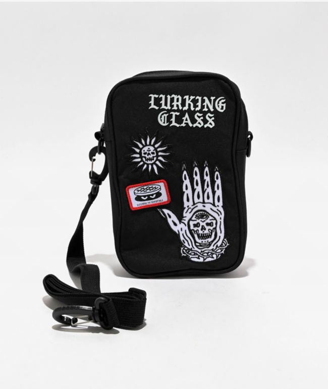 Lurking Class By Sketchy Tank Palm Reader Black Crossbody Bag - Lurking Class by Sketchy Tank