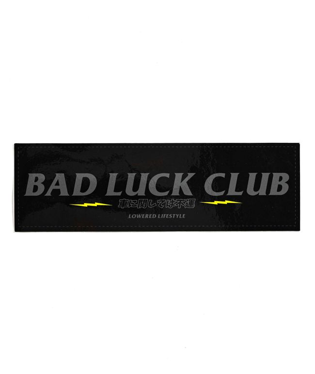 Lowered Lifestyle Bad Luck Club Sticker - Lowered Lifestyle