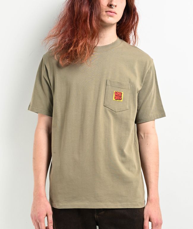 【SATIIIZ】Emp Patch Pocket Short-sleeved T-shirt SATIIIZ】Emp Patch Pocket Short-sleeved T-shirt (SATiiiZ/T