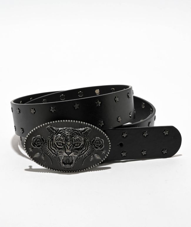 True Religion Ride On Black Belt | Zumiez