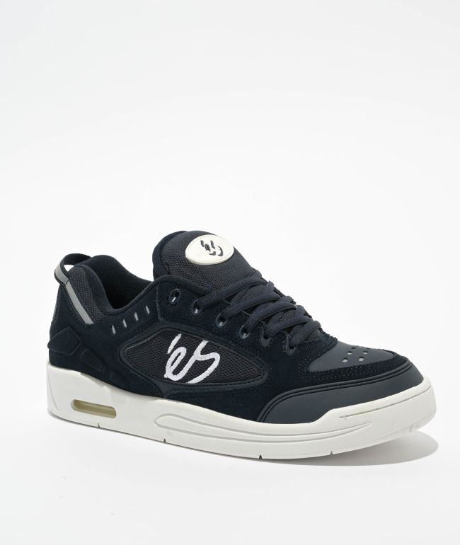 eS Creager Navy & White Skate Shoes - eS