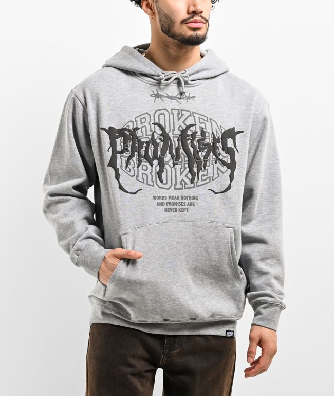 Gray Spyder Industries Hoodie Sweat Shirt