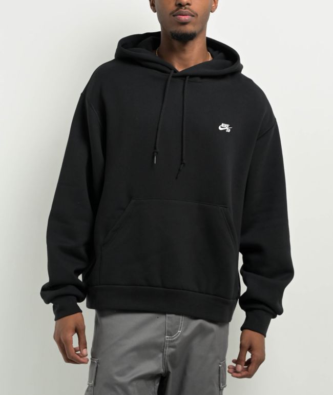 adidas Essentials Black Oversized Hoodie Zumiez