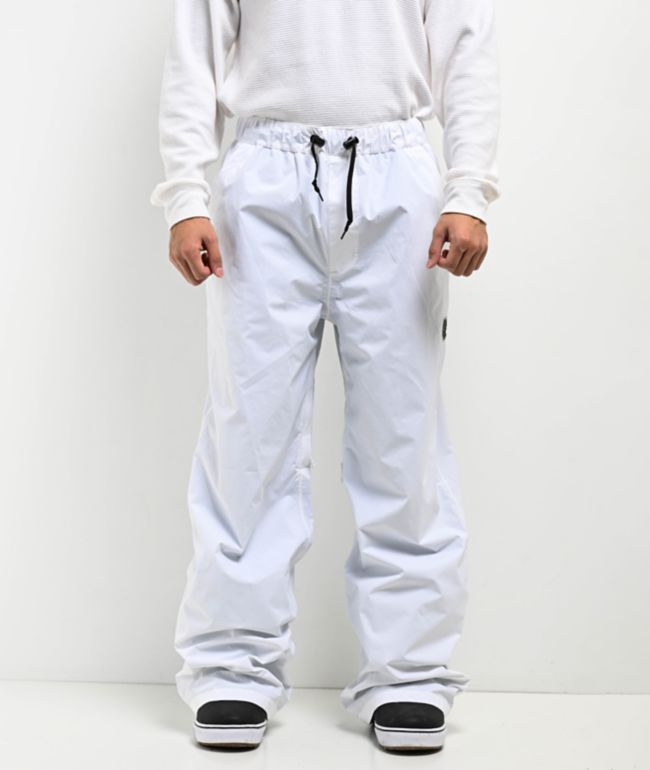 Roxy Backyard White 10K Snowboard Pants | Zumiez