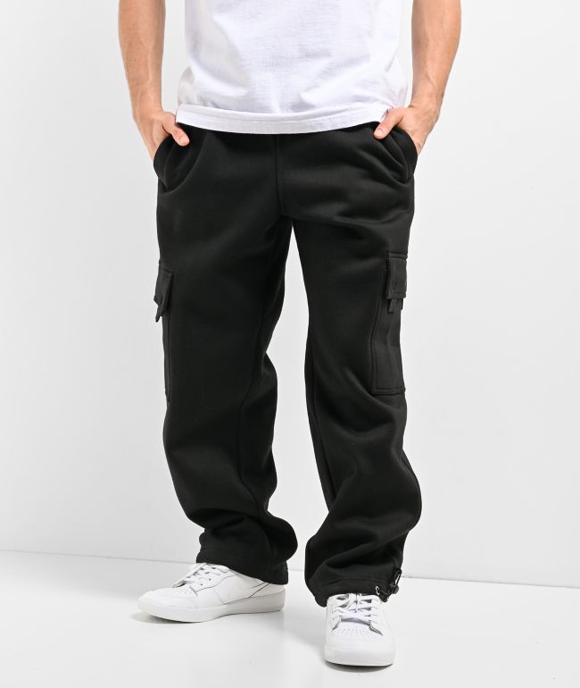 Mens Heavyweight Sweatpants (S, Black) : : Clothing