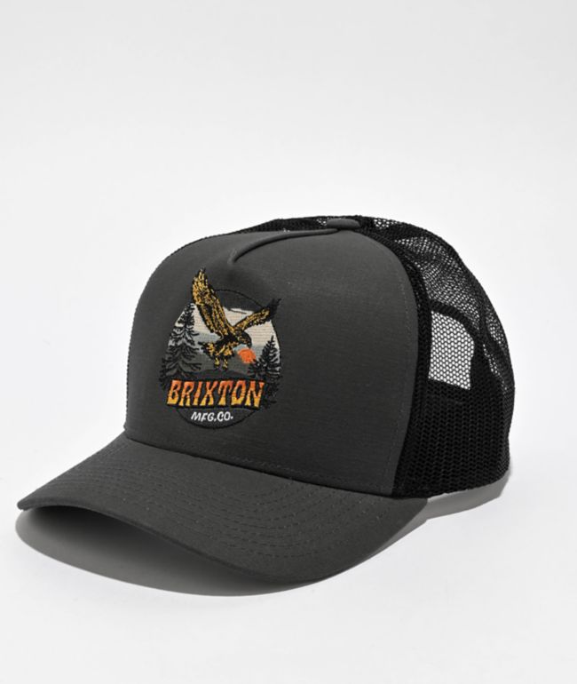 Brixton Ridgewood Charcoal & Black Trucker Hat - Brixton