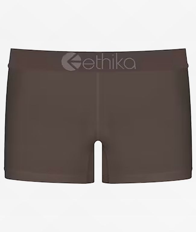 Ethika Staple Basic Brown Boyshort Underwear - Ethika