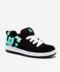 DC Kids Court Graffik in Black, Teal, White