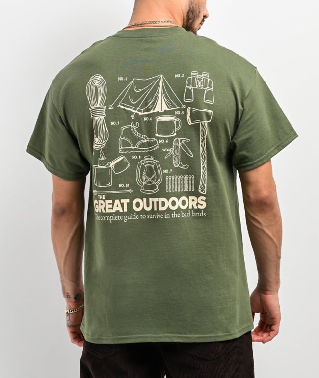 Dravus Outdoor Guide Green T-Shirt - Dravus