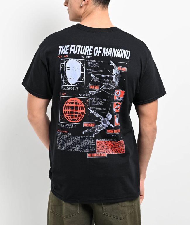 Vitriol Future Of Man Black T-Shirt - Vitriol