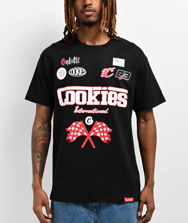 【Cookies】ローリングストーンズ FADED BLACK 黒 半袖Tシャツ Cookies】ローリングストーンズ FADED BLACK 黒 半袖Tシャツ (T