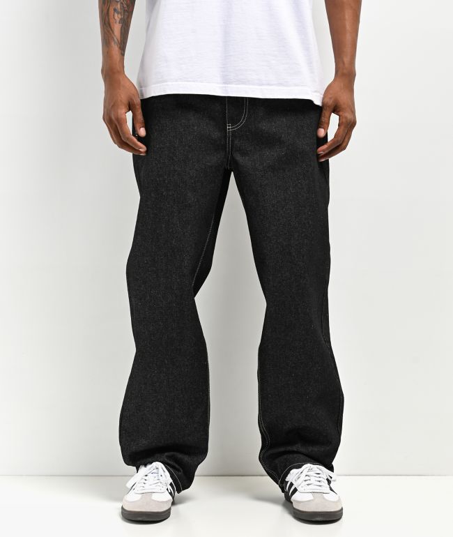 Empyre Loose Fit Black Shmutz Wash Skate Jeans | Zumiez