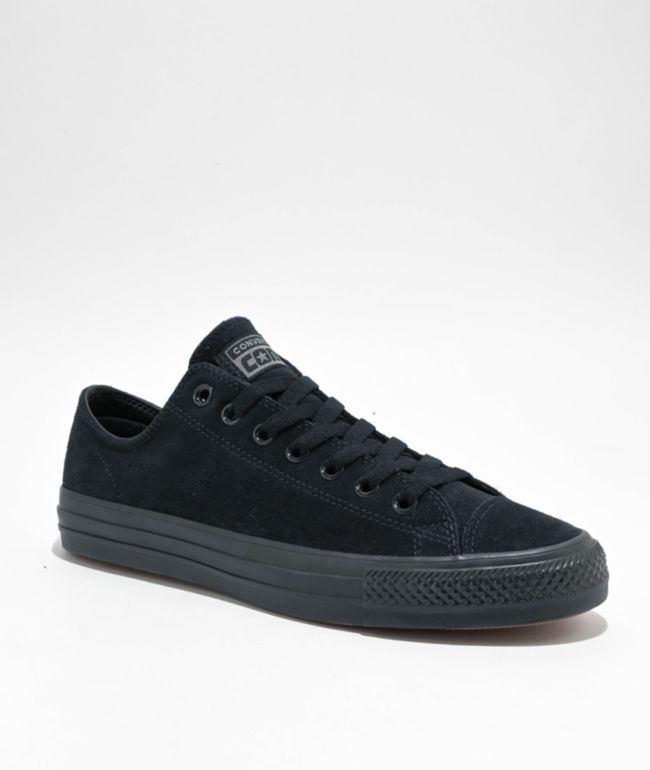 Converse Chuck Taylor All Star Pro Hi Black Suede Skate Shoes Zumiez