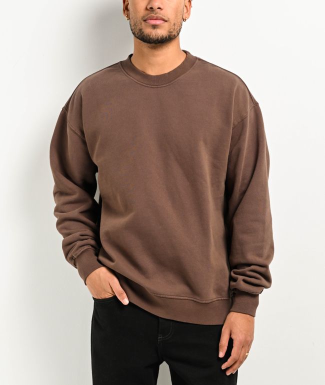 Shaka Wear Brown Heavyweight Long Sleeve Thermal T-Shirt