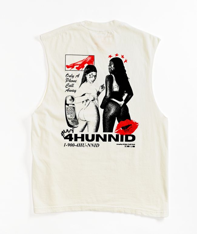 Supreme Cotton - white tank top: Tank top for man brand HOM for sal