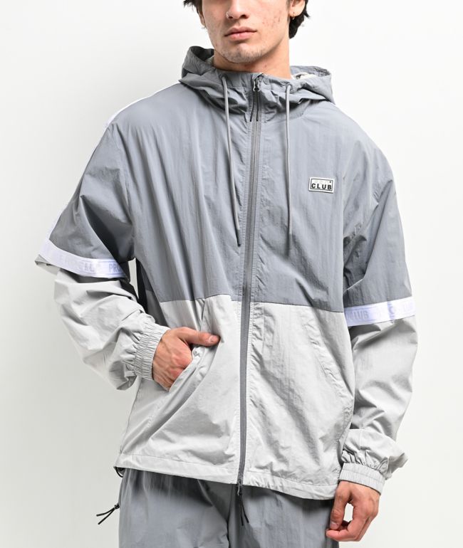 Pro Club Heavyweight White Track Jacket Zumiez