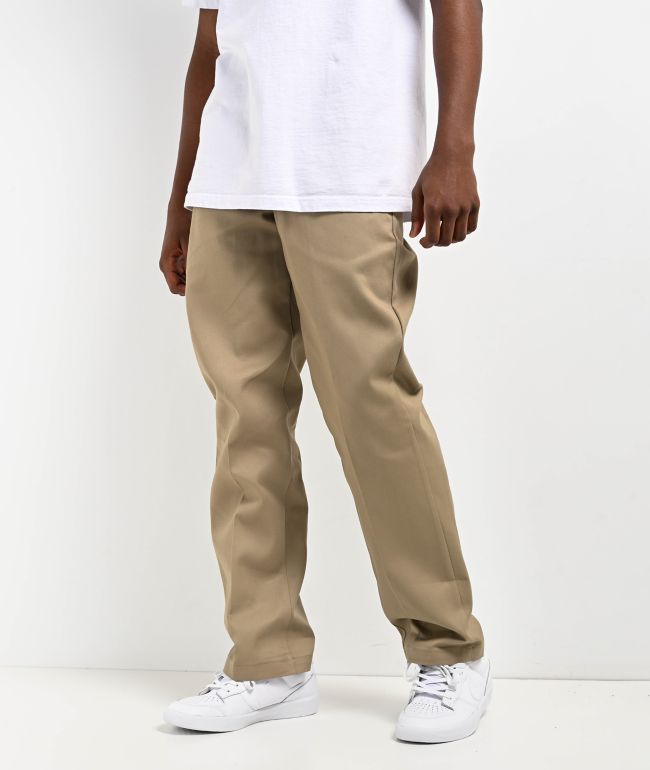 ★ POSZER★ Corduroy Banding Pants Deep Khaki 244CDBPT034F Pants Pockets Trousers Mid Straight Leg Corduroy Women