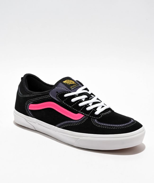 Vans Skate Half Cab Black & Purple Skate Shoes | Zumiez