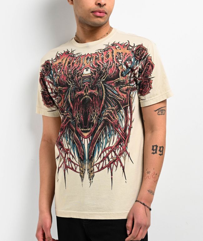 Affliction Pale Sky Tan T-Shirt  - Affliction