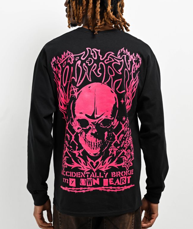 Broken Promises Headcount Black Long Sleeve T-Shirt | Zumiez