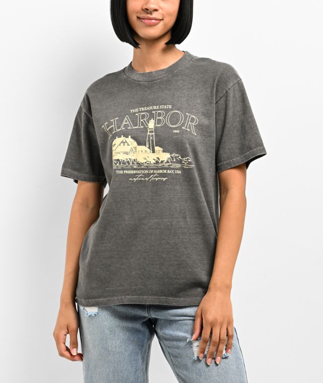 Dravus Parks N Rec Black Wash TShirt