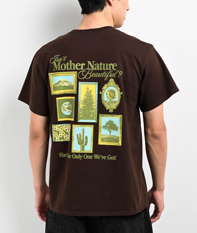 Dravus Mother Nature Brown T-Shirt - Dravus